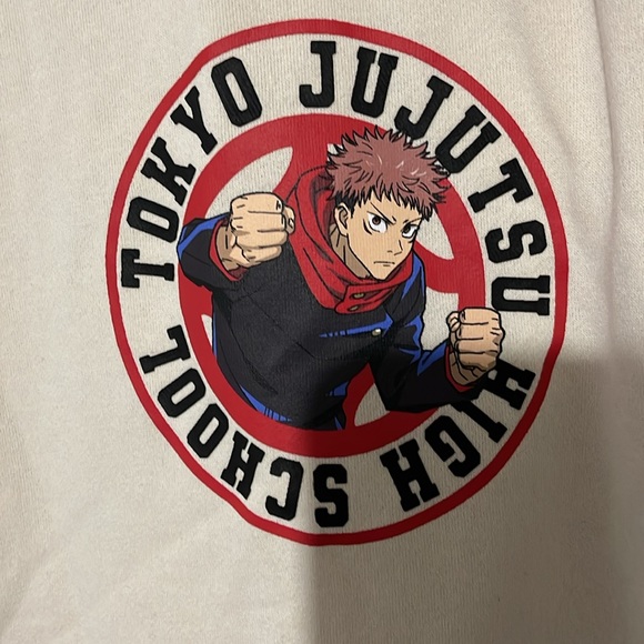 Brand new anime, sweatpants, three XL color cream - Picture 2 of 4